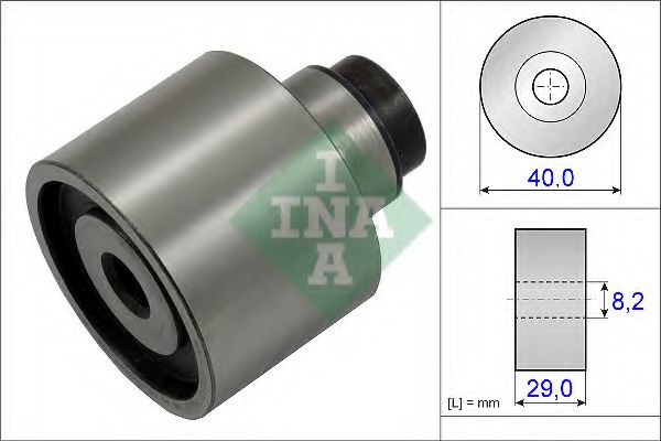 INA Deflection/Guide Pulley, timing bel 10871273 - INA