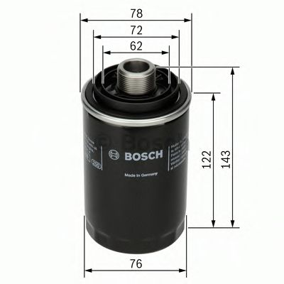 BOSCH Oil Filter 10448224 - BOSCH