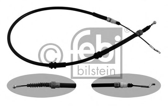 FEBI BILSTEIN Cable Pull, parking brake 11586062 - FEBI BILSTEIN