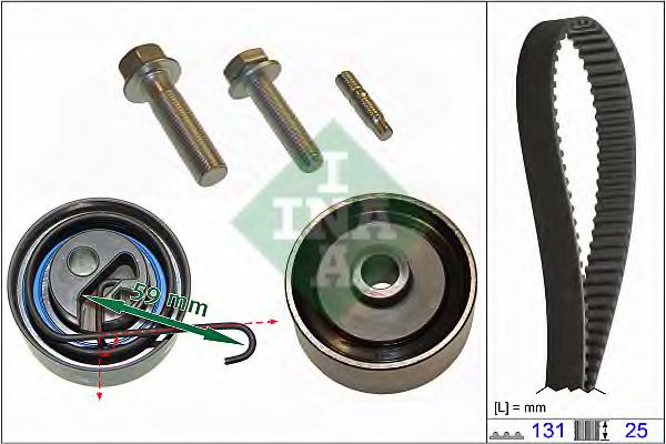 INA Timing Belt Set 4028793 - INA