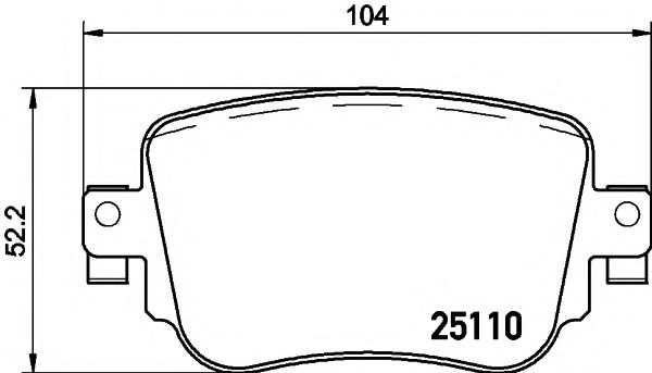 TEXTAR Brake Pad Set, disc brake 12167718 - TEXTAR