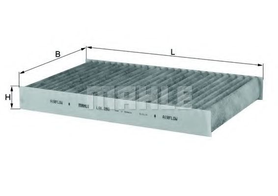 MAHLE Filter, interior air 11664002 - MAHLE