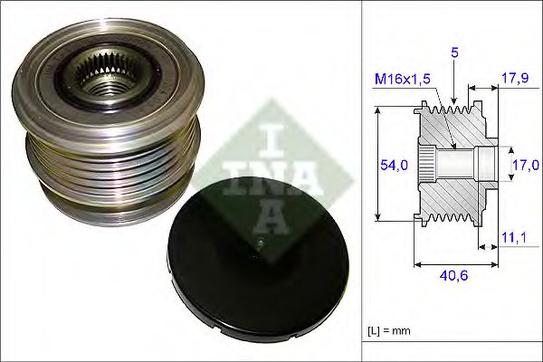 INA Alternator Freewheel Clutch 11679877 - INA