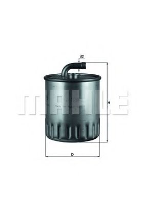 MAHLE Fuel filter 4645784 - MAHLE