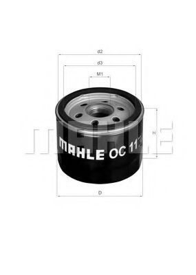 MAHLE Oil Filter 4641795 - MAHLE