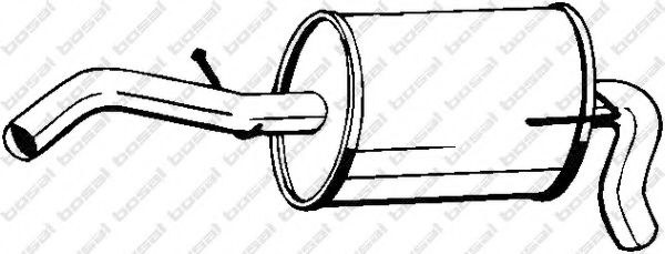 BOSAL End Silencer 12745740 - BOSAL