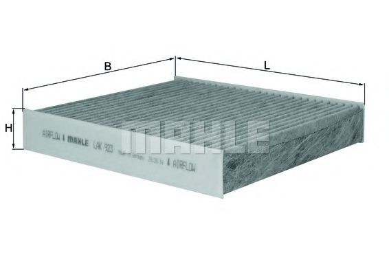 MAHLE Filter, interior air 11409389 - MAHLE