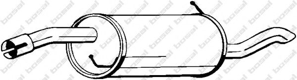 BOSAL End Silencer 11650197 - BOSAL