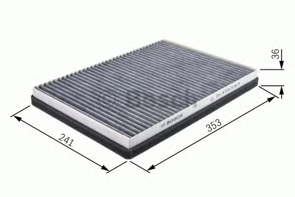 BOSCH Filter, cabin air 10110085 - BOSCH