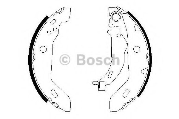 BOSCH Brake Shoe Set 10106862 - BOSCH