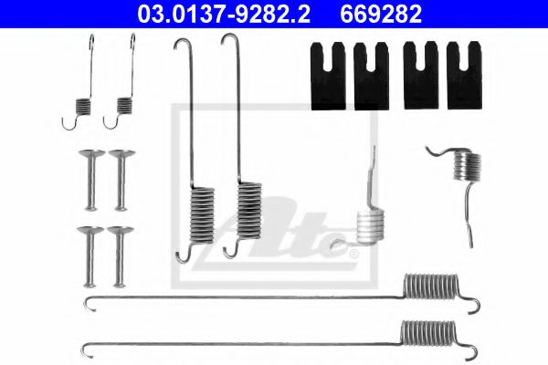 ATE Accessory Kit, brake shoes 10120917 - ATE