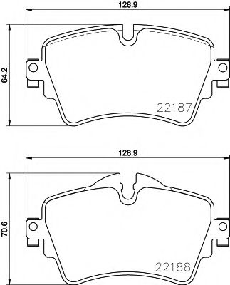 TEXTAR Brake Pad Set, disc brake 12172488 - TEXTAR