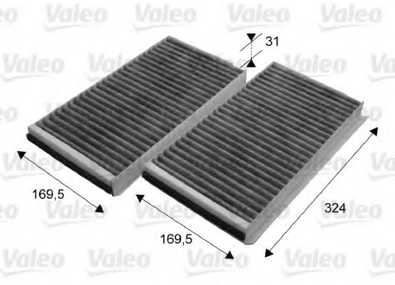 VALEO Filter, cabin air 10144784 - VALEO