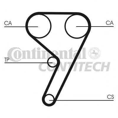CONTINENTAL CTAM Timing Belt Set 4028202 - CONTINENTAL CTAM