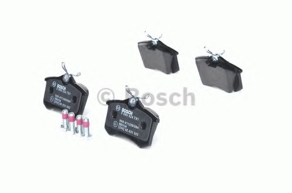 BOSCH Brake Pad Set, disc brake 10105106 - BOSCH