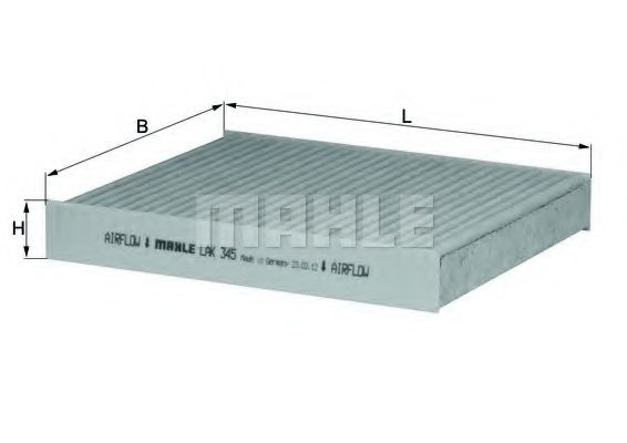 MAHLE Filter, interior air 11664008 - MAHLE