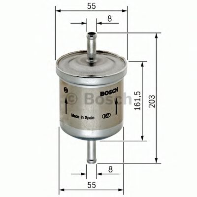 BOSCH Fuel filter 10108819 - BOSCH