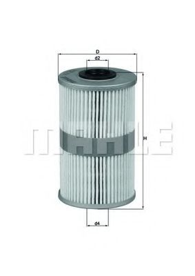 MAHLE Fuel filter 11663756 - MAHLE