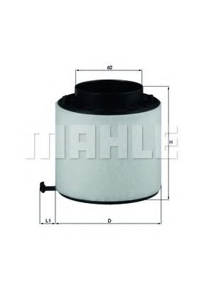 MAHLE Air Filter 11664360 - MAHLE