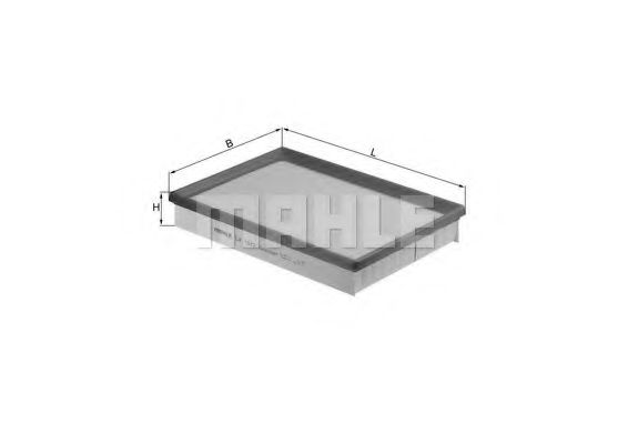 MAHLE Air Filter 11664170 - MAHLE