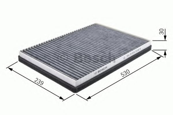 BOSCH Filter, cabin air 10110121 - BOSCH