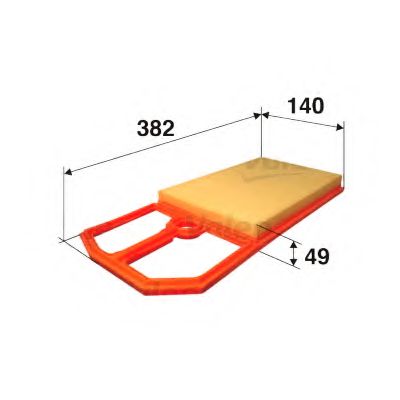 VALEO Air Filter 11180971 - VALEO