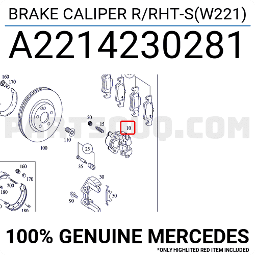 MERCEDES OE OE ITEM 42229241 - MERCEDES OE