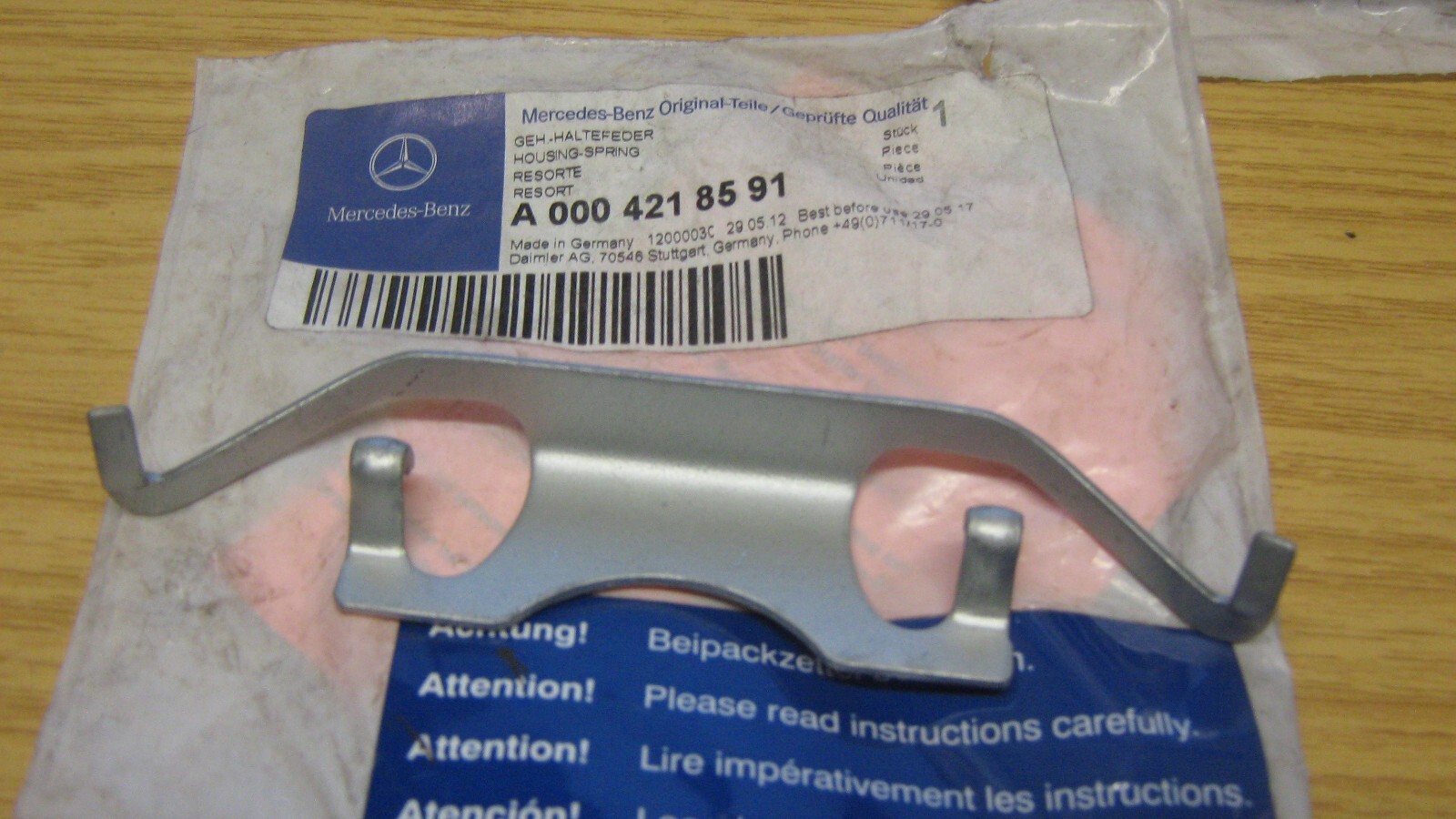 MERCEDES OE OE ITEM 42185941 - MERCEDES OE