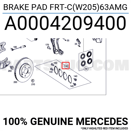 MERCEDES OE OE ITEM 42000940 - MERCEDES OE