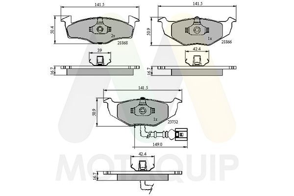 MOTAQUIP Air Filter 12291950 - MOTAQUIP