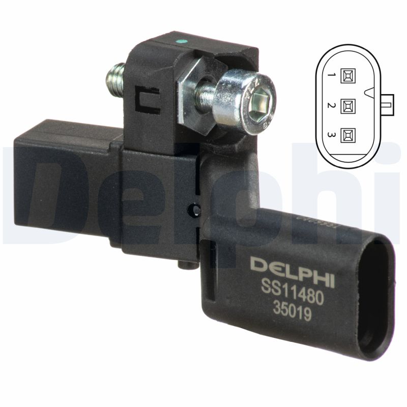 DELPHI Warning Contact, brake pad wear 11148084 - DELPHI