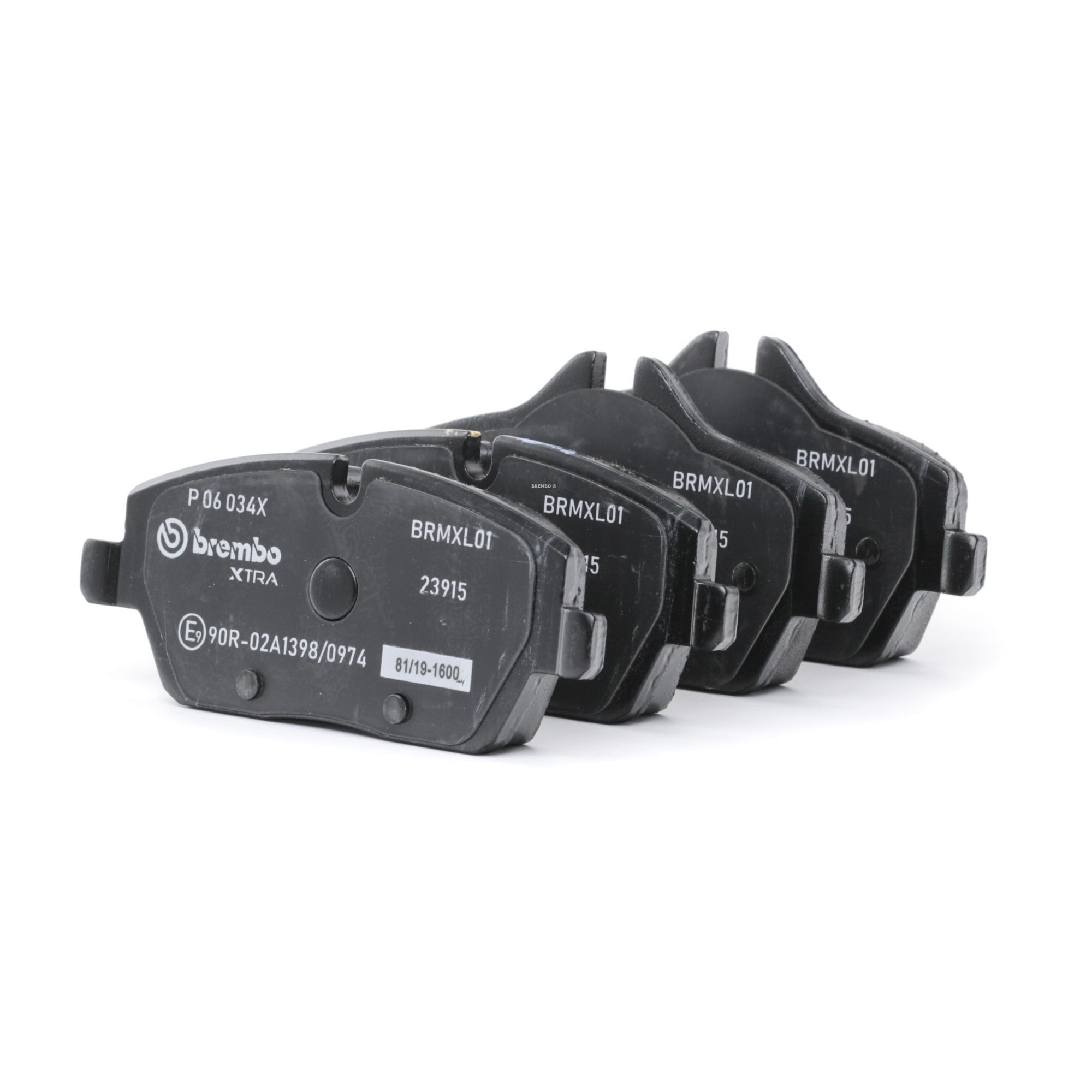 BREMBO Brake Pad Set, disc brake 11620034 - BREMBO