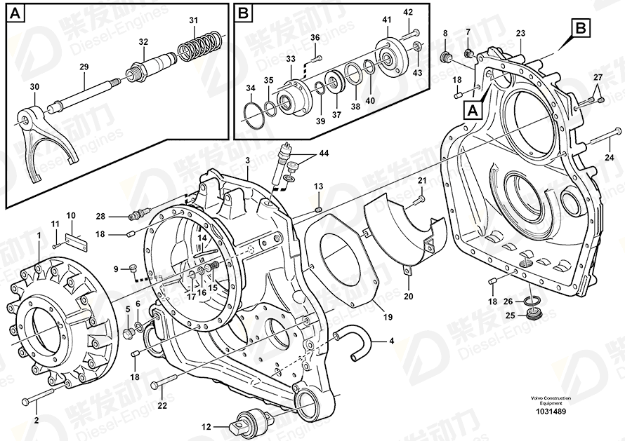 DELPHI Brake Pad Set, disc brake 11144104 - DELPHI