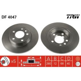 TRW Brake Disc 10704724 - TRW