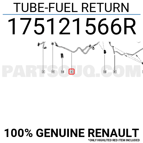 RENAULT OE OE item 12176555 - RENAULT OE