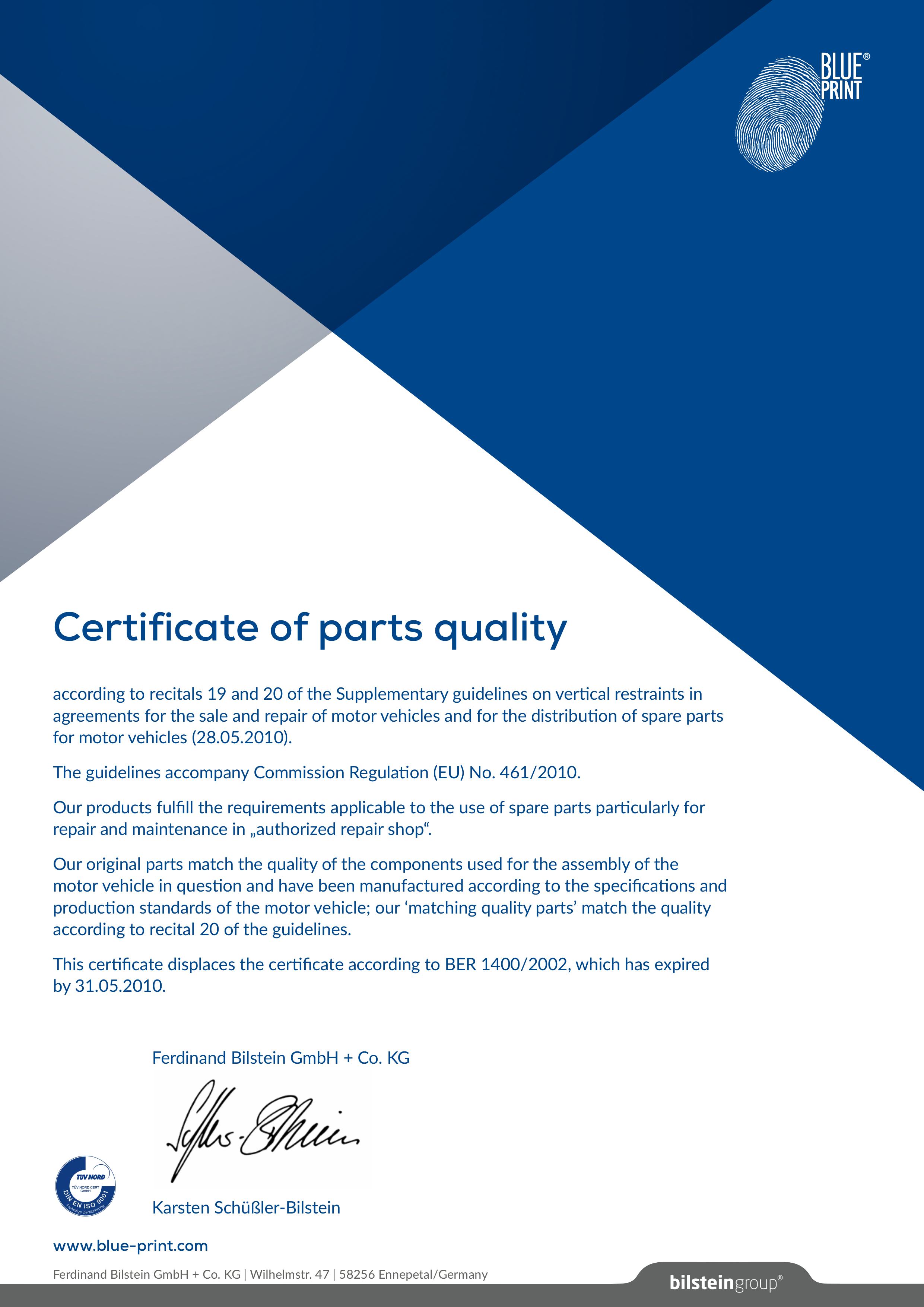 BLUE PRINT Fuel filter 11784367 - BLUE PRINT