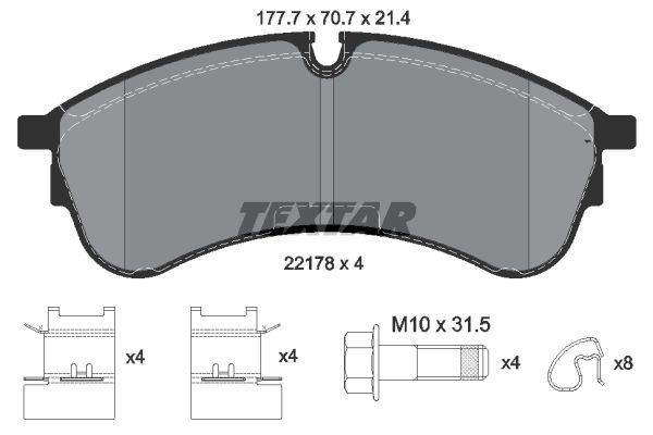 TEXTAR Brake Disc 12227748 - TEXTAR