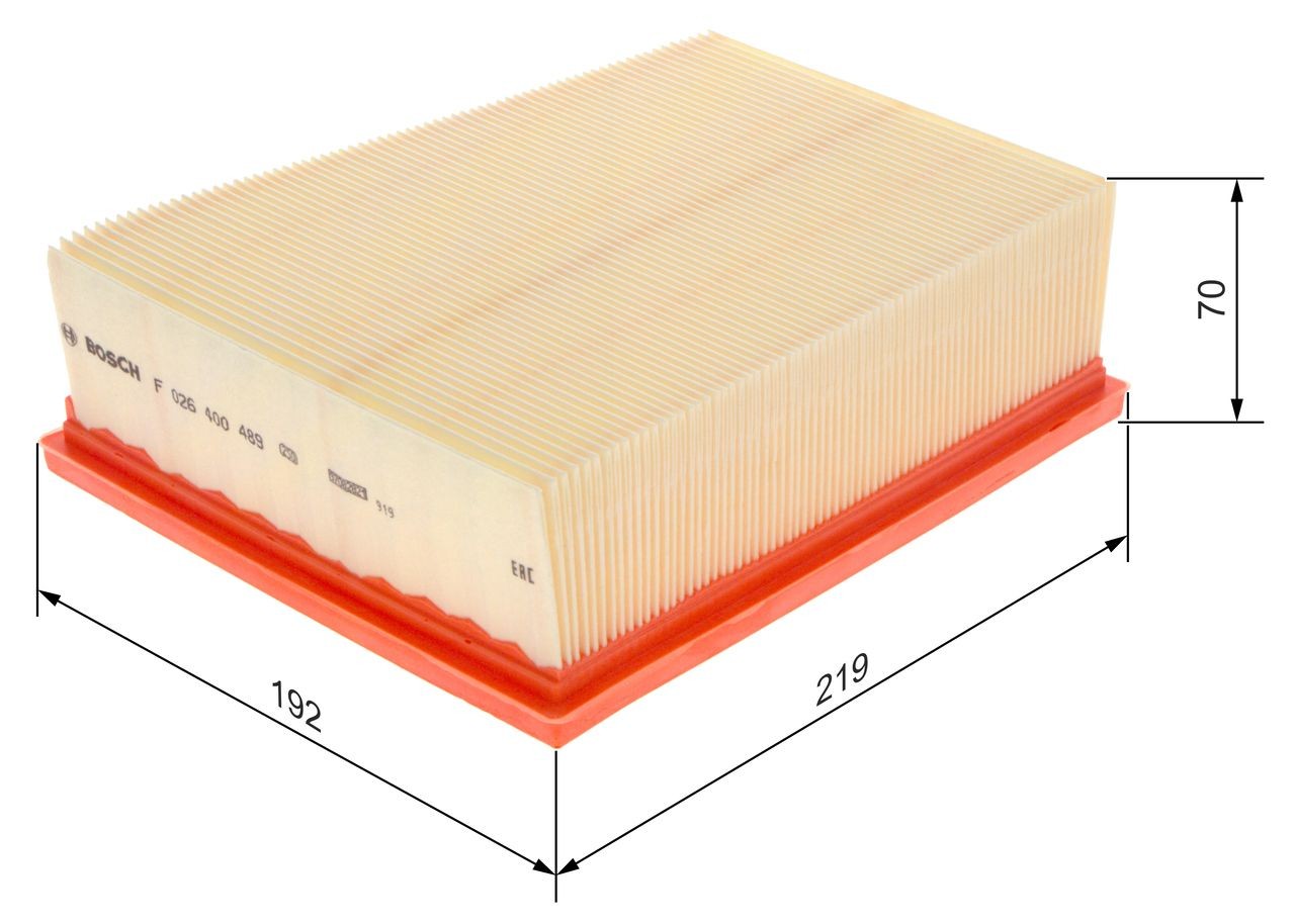 BOSCH Filter, cabin air 12402489 - BOSCH