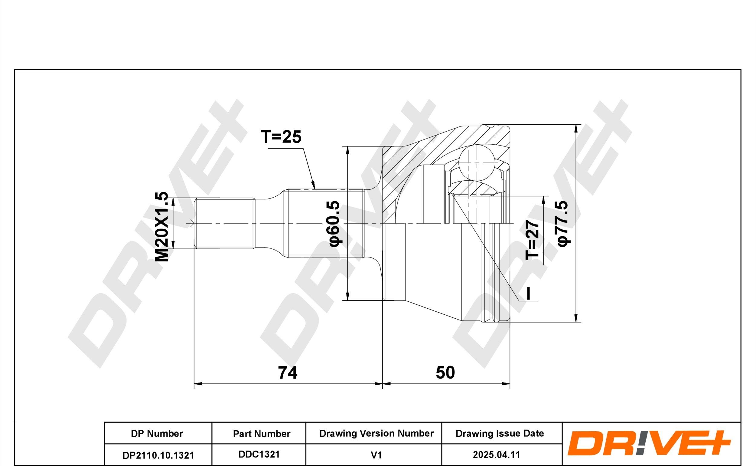 Dr!ve+ Air Filter 12180070 - Dr!ve+