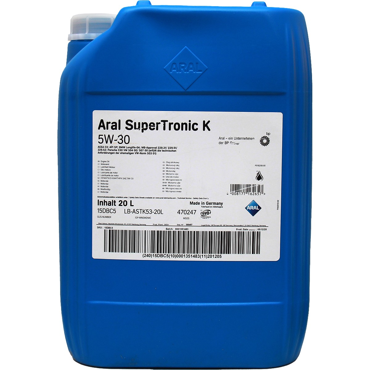 ARAL Engine Oil 12111456 - ARAL