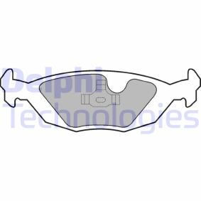 DELPHI Brake Pad Set, disc brake 11144536 - DELPHI