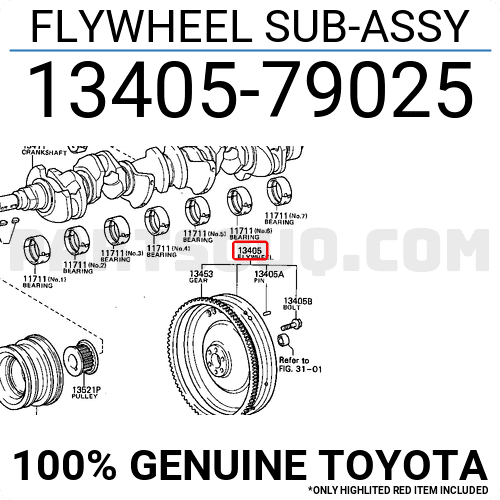 TOYOTA OE OE ITEM 13482955 - TOYOTA OE