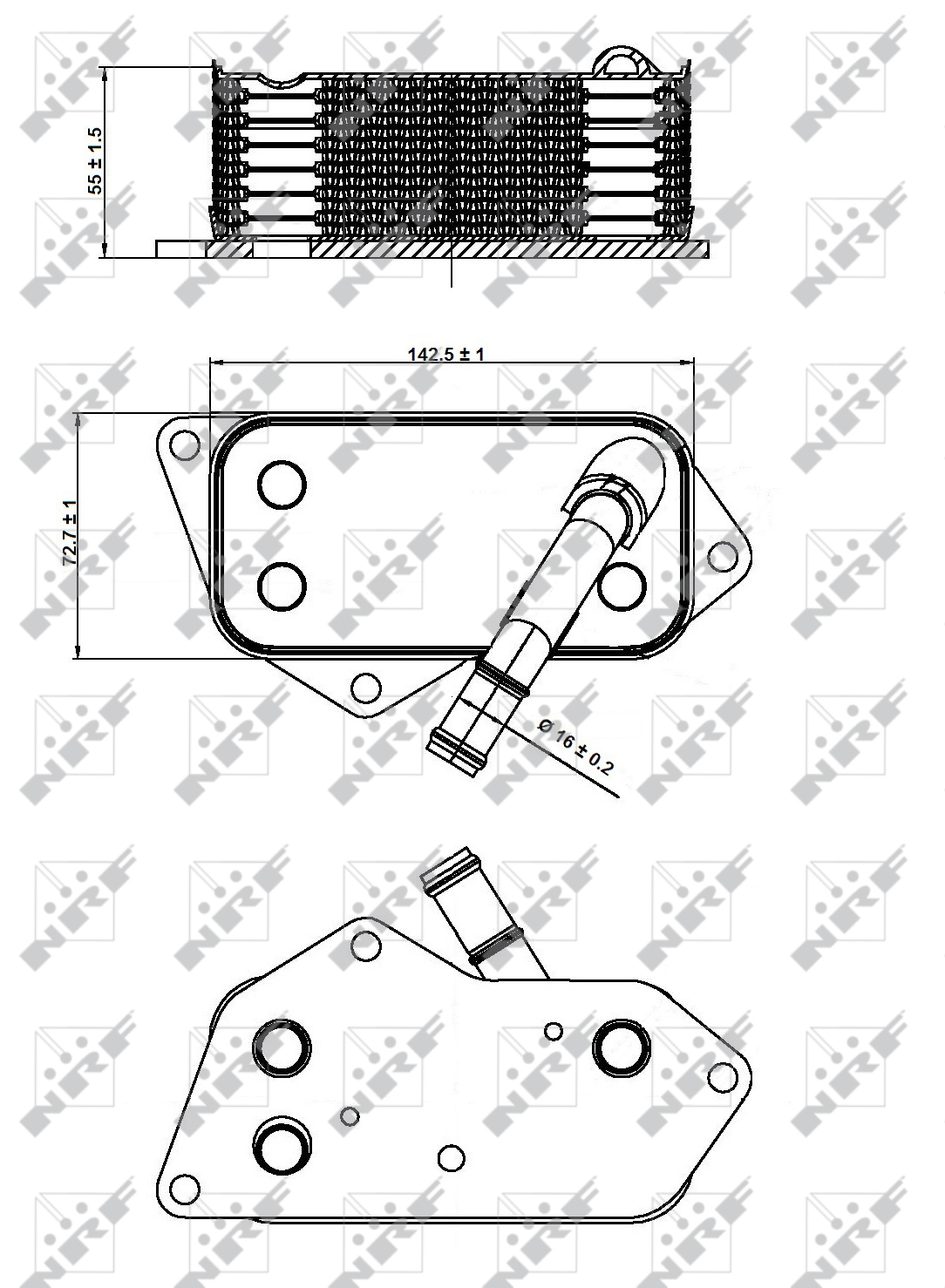 NRF Expansion Tank, coolant 12177874 - NRF