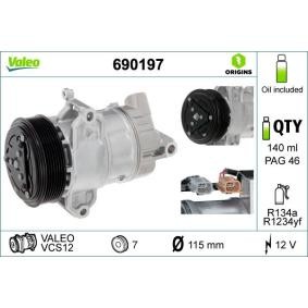VALEO Brake Pad Set, disc brake 12300971 - VALEO