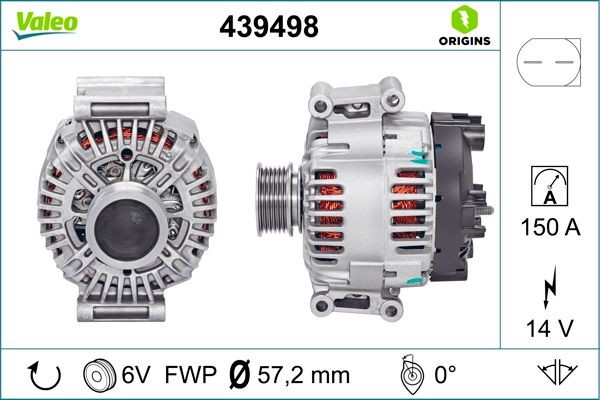 VALEO Sensor, exhaust gas temperature 13054145 - VALEO