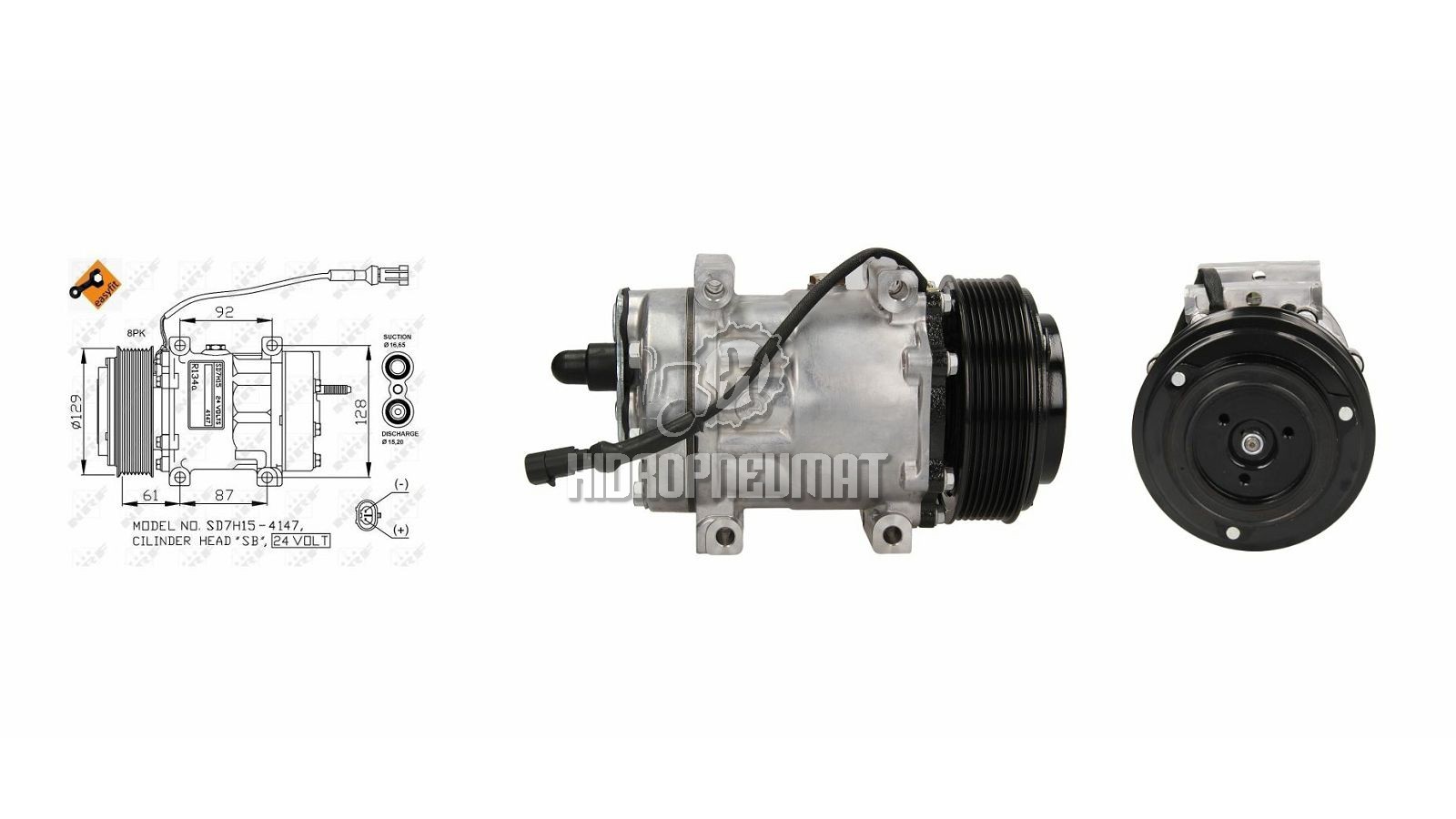 NRF Charge Air Cooler 12203476 - NRF