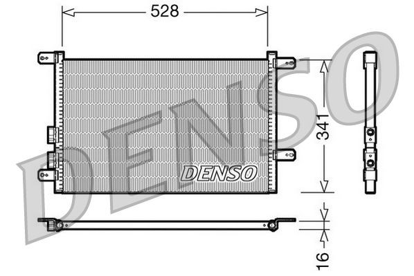 DENSO Sensor, exhaust gas temperature 10963043 - DENSO