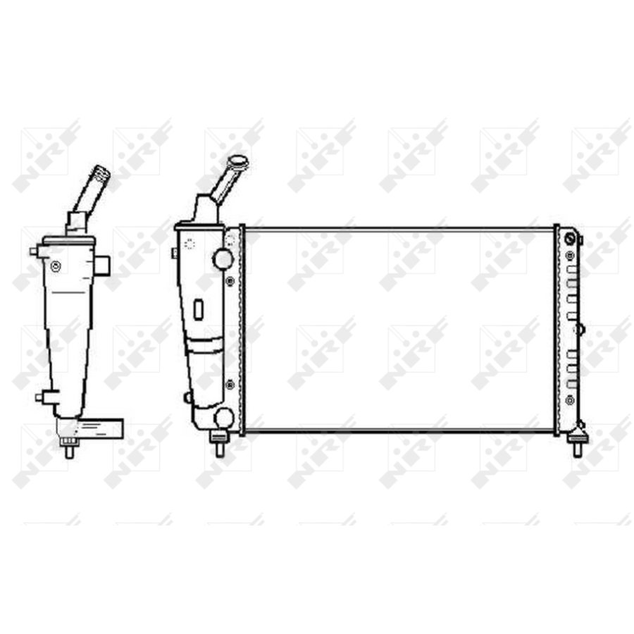 NRF Thermostat, coolant 12196643 - NRF