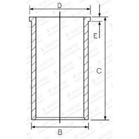 GOETZE Piston Ring Kit 12165806 - GOETZE