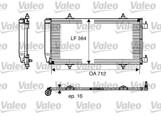 VALEO Brake Pad Set, disc brake 11174816 - VALEO